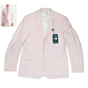 Ralph Lauren Lassiter Ultraflex 100% Linen Sport Coat Blazer 38 Regular NWT Pink